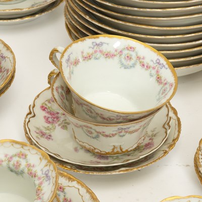Lot 98 - Limoges Partial Porcelain Dinner Service