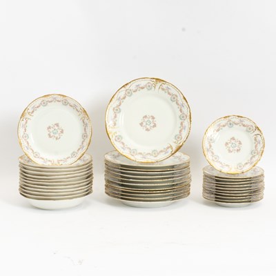 Lot 98 - Limoges Partial Porcelain Dinner Service