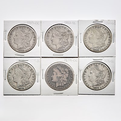 Lot 54 - United States - Group of Carson City Morgan Dollars