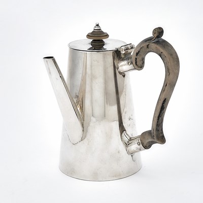 Lot 86 - George III Sterling Silver Demitasse Coffee Pot
