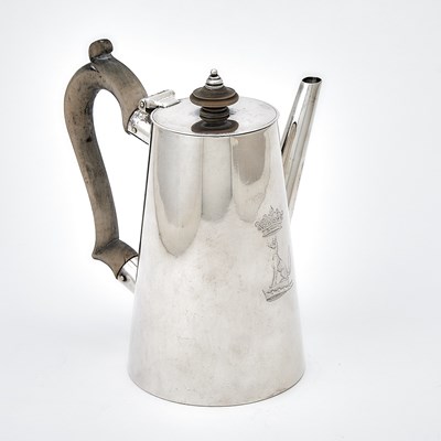 Lot 86 - George III Sterling Silver Demitasse Coffee Pot