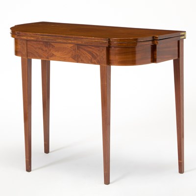 Lot 443 - Federal Inlaid Mahogany Card Table