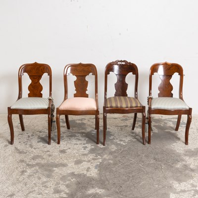 Lot 161 - Assembled Group of Four Classical Side Chairs