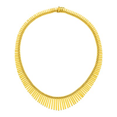 Lot 20 - Gold Fringe Necklace