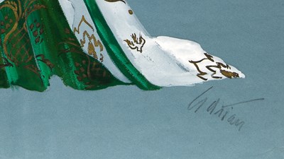 Lot 75 - A Gilbert Adrian Design for Camelot