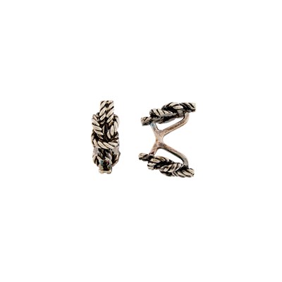 Lot 2176 - Hermès Pair of Sterling Silver Cufflink, France