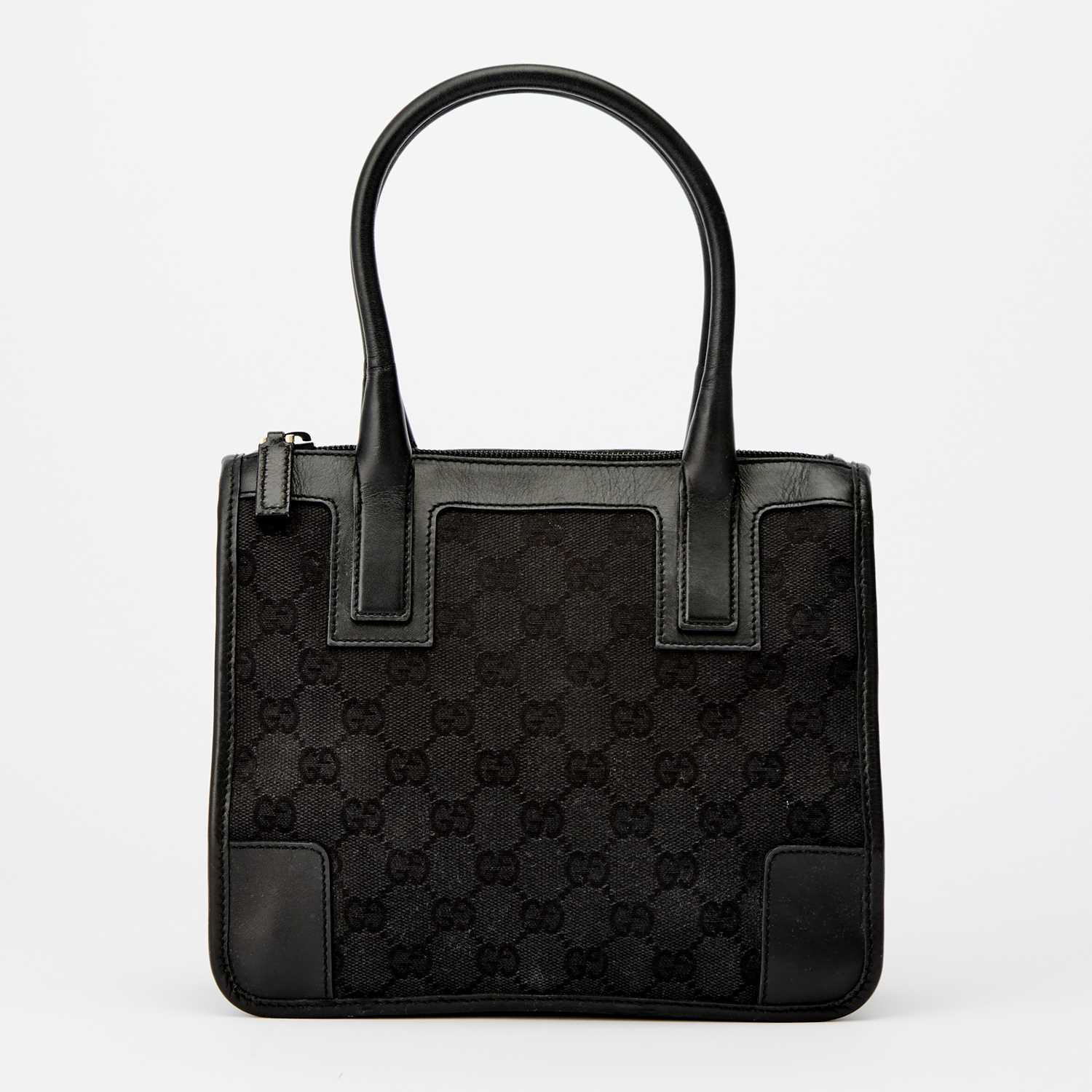 Lot 2343 - Gucci GG Canvas Top Handle Bag