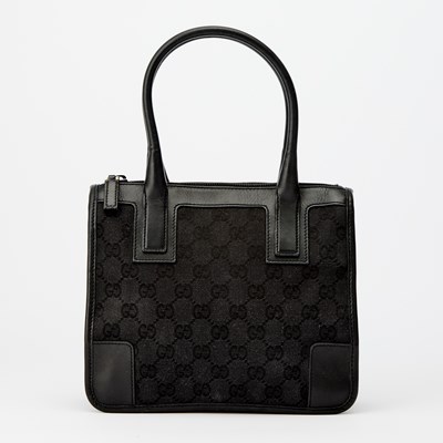 Lot 2343 - Gucci GG Canvas Top Handle Bag