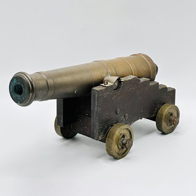 Lot 1141 - Brass Signal Cannon