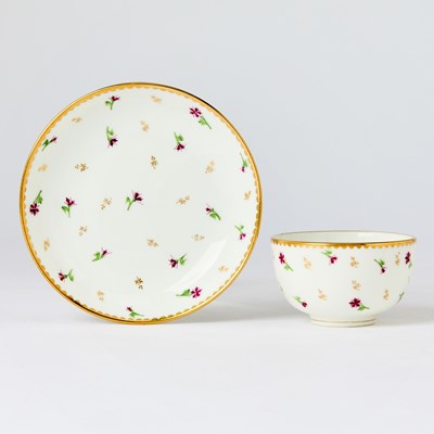 Lot 496 - Nyon Porcelain Teacup and Saucer