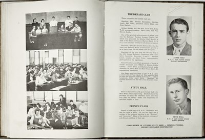 Lot 2 - James Dean signed high school yearbook