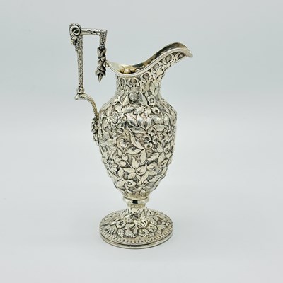 Lot 1133 - Assembled American Silver Repousse Tea and Coffee Service