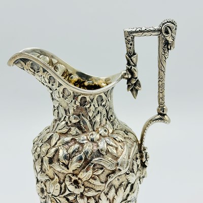 Lot 1133 - Assembled American Silver Repousse Tea and Coffee Service