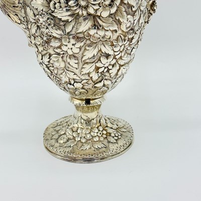 Lot 1133 - Assembled American Silver Repousse Tea and Coffee Service