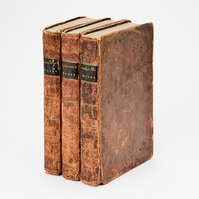 Lot 279 - Alexander Hamilton's collected works, with the fourth edition of The Federalist