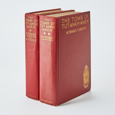 Lot 210 - A nice set of Carter on Tutankamun with a "Tut-mania" letter from the Duke of Alba