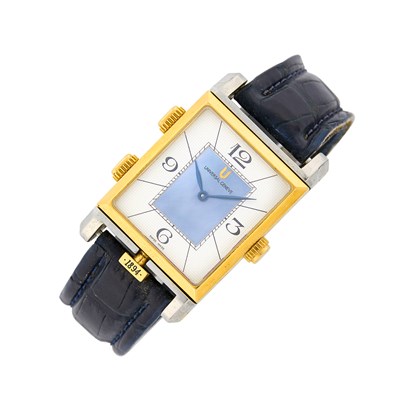 Lot 75 - Universal Genève Gentleman's Gold and Platinum 'Golden Janus Cabriolet' Wristwatch, Ref. 042.418