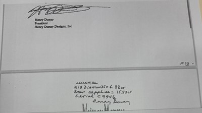 Lot 148 - Henry Dunay Platinum, Gold, Carved Colorless Topaz, Diamond, Lapis and Rock Crystal Obelisk 'Cleopatra's Needle' Desk Objet