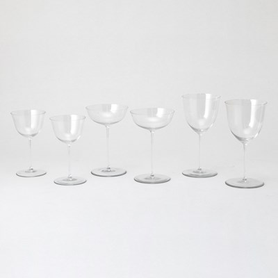 Lot 219 - Lobmeyr Glass "Patrician" Pattern Part Stemware Service