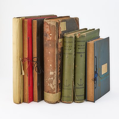 Lot 243 - Seven scrapbooks relating to music, stage, and screen