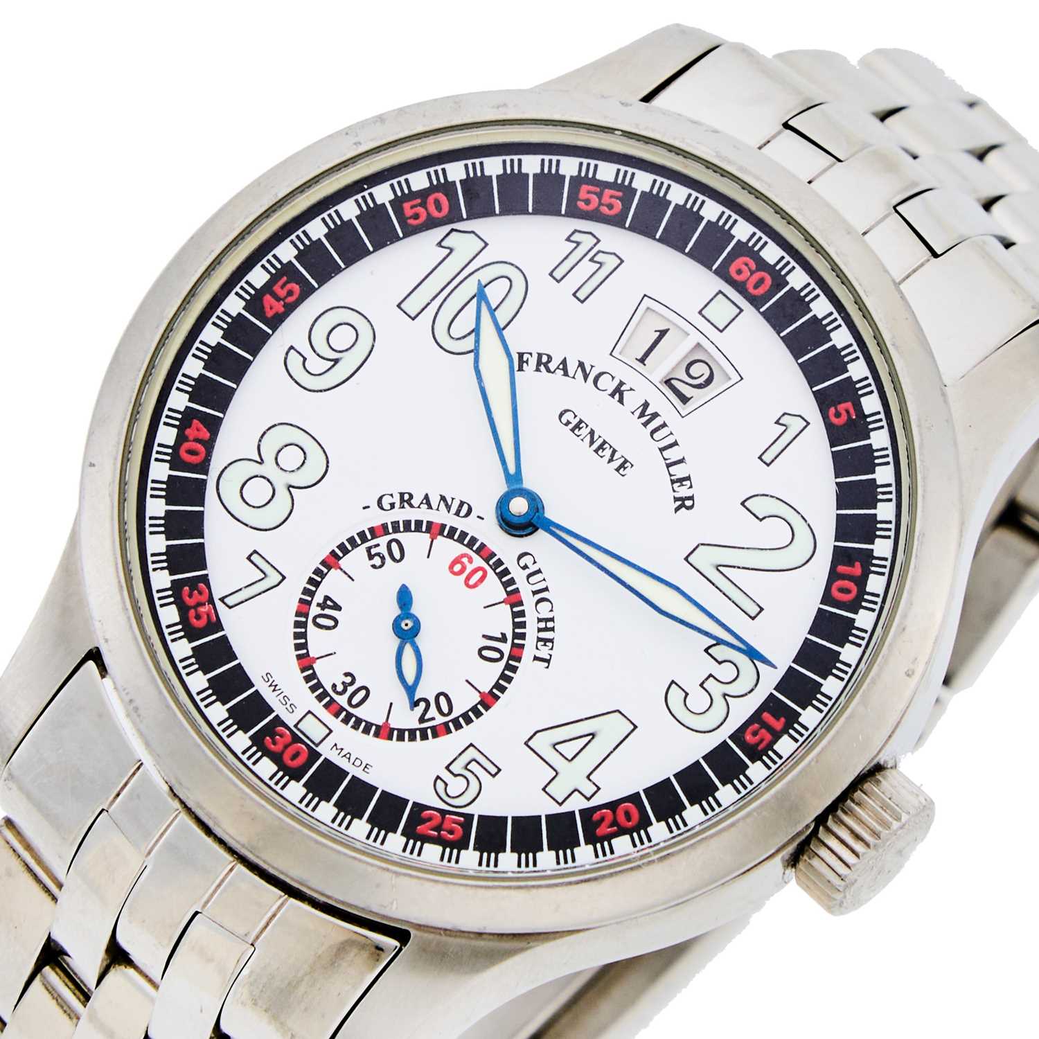 Lot 2175 - Franck Muller Stainless Steel 'Transamerica GG/Grand-Guichet' Wristwatch
