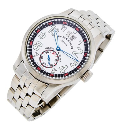 Lot 2175 - Franck Muller Stainless Steel 'Transamerica GG/Grand-Guichet' Wristwatch