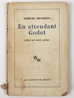 Lot 27 - The Director's copy of the first edition of Samuel Beckett's Waiting for Godot, inscribed by Beckett