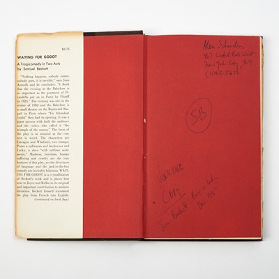 Lot 28 - Director Alan Schneider's annotated working copy of Waiting for Godot