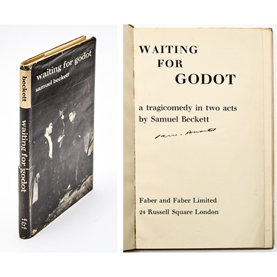 Lot 30 - The rare first English edition of Waiting for Godot, signed