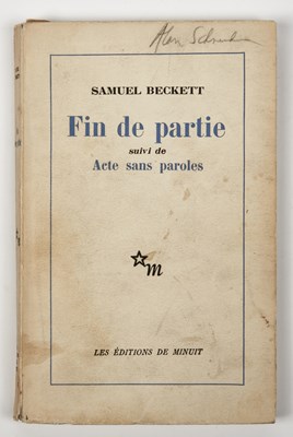 Lot 35 - Endgame inscribed from Samuel Beckett to the play's first American director Alan Schneider