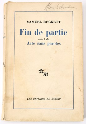 Lot 35 - Endgame inscribed from Samuel Beckett to the play's first American director Alan Schneider