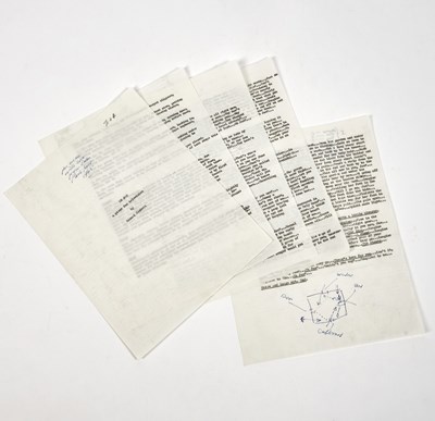 Lot 44 - Samuel Beckett inscribes the typescript of Eh Joe upon completion in June 1965