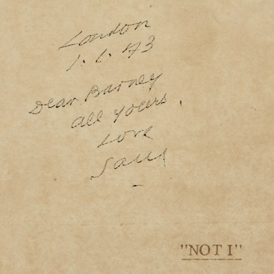 Lot 45 - Corrected manuscript of "Not I" presented to Barney Rosset of the Grove Press