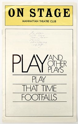 Lot 48 - Eight works inscribed to Alan Schneider by Samuel Beckett