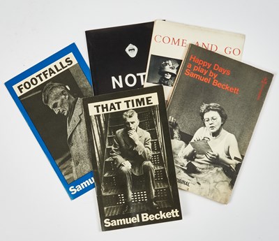 Lot 69 - Six inscribed pamphlets by Samuel Beckett