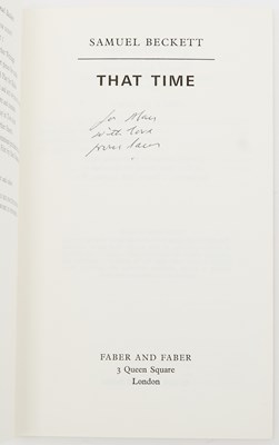 Lot 51 - Four works inscribed to Alan Schneider from Samuel Beckett in the 1970s-80s