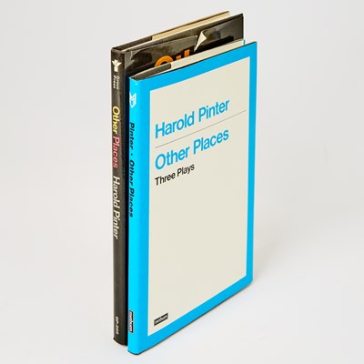 Lot 273 - Two first editions of Harold Pinter's Other Places inscribed to Alan Schneider