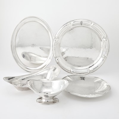 Lot 230 - Group of Lebolt Sterling Silver Serving Pieces