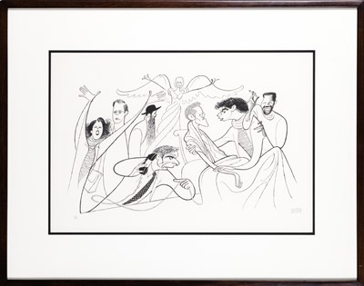 Lot 26 - Al Hirschfeld depicts Angels in America, 1993