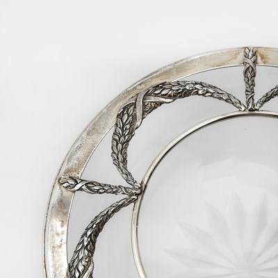 Lot 3165 - Modern Fabergé Sterling Silver and Glass Caviar Bowl