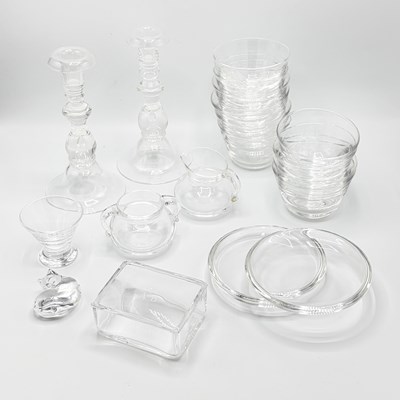 Lot 1084 - Group of Steuben Glass Table Articles