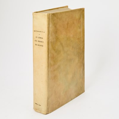 Lot 17 - The second edition of Mattioli's great illustrated commentary on Dioscorides