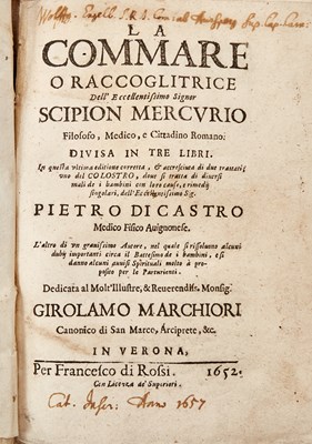 Lot 22 - An early book on obstetrics in the original publisher's binding