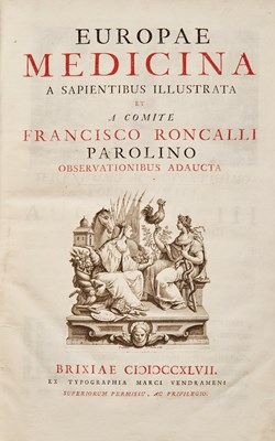 Lot 42 - A handsome folio work with an overview of European medicine of the period