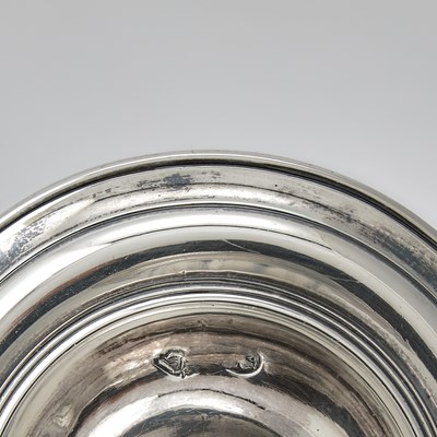 Lot 95 - Pair of Irish Georgian Sterling Silver Candlesticks