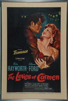 Lot 180 - The Loves of Carmen film poster