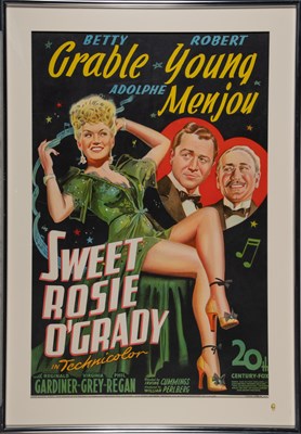 Lot 174 - Sweet Rosie O'Grady film poster