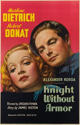 Lot 158 - Knight Without Armor Movie Poster