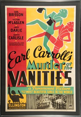 Lot 160 - Murder at the Vanities film poster