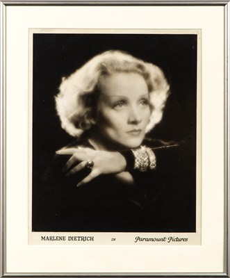 Lot 150 - Marlene Dietrich Studio Photograph